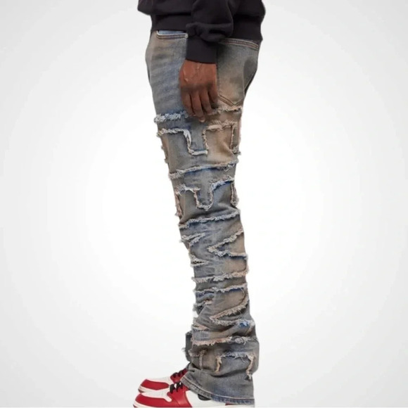 HOMME FEMME TWILIGHT SUNSET JEANS 32 - Picture 3 of 13